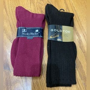 Two pairs of new socks one Gold Toe and one Stanley Blacker